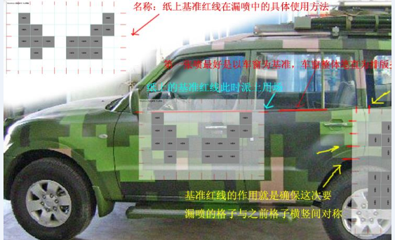 江北车辆迷彩喷涂,设备迷彩漆翻新